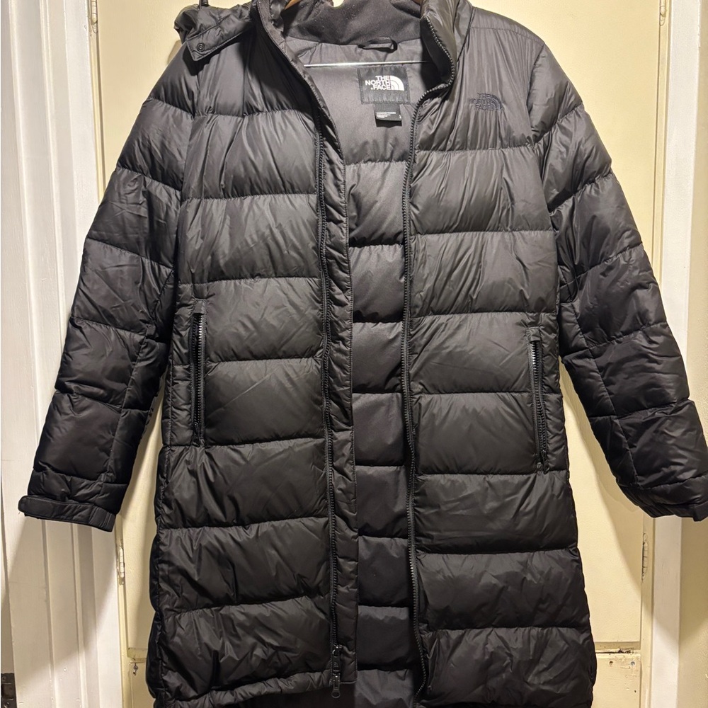 The North Face Women's Long Black Puffer Jacket
